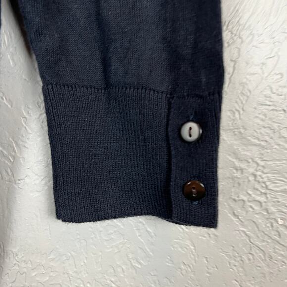 NEW! Gap Lightweight Academic CArdigan Button Front Black - XS - Picture 4 of 5